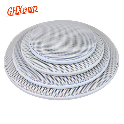 GHXAMP 5 inch 6.5 inch 8 inch Subwoofer Car Speaker Grill Mesh Auto LoudSpeaker Decorative Protective Cover ABS High-end White ► Photo 1/6