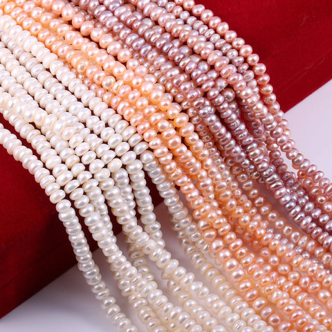Natural freshwater pearl beads for jewelry making loose pearl DIY accessories necklace bracelet length 36 cm ► Photo 1/6