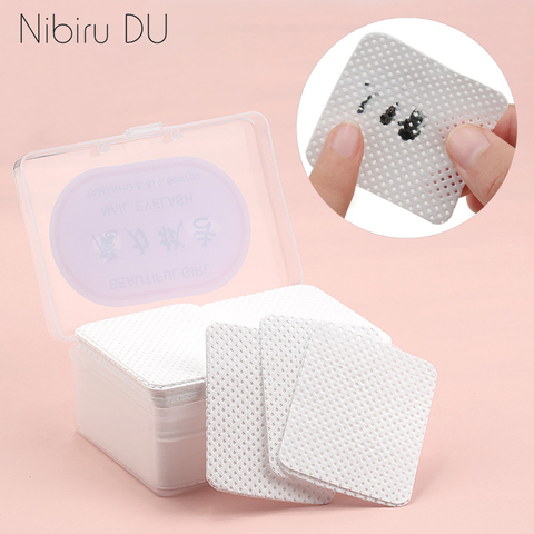 Lint-Free Nail Polish Remover Cotton Wipes UV Gel Tips Remover Cleaner Paper Pad Nails Polish Art Cleaning Manicure Tools ► Photo 1/6