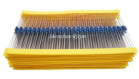 100pcs Resistor pack 120 ohm 1/4W 120R Metal Film Resistor 120ohm 0.25W 1% For Arduino 1K 10K 100R 220R 470R 4.7K 20K 47K 100K ► Photo 1/2
