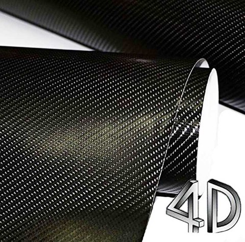 5meter 4d carbon fiber vinyl carbon film wrap phone Motorcyle Car interior Exterior Sticker Glossy Wrapping Vinyl Wrap Cover ► Photo 1/6