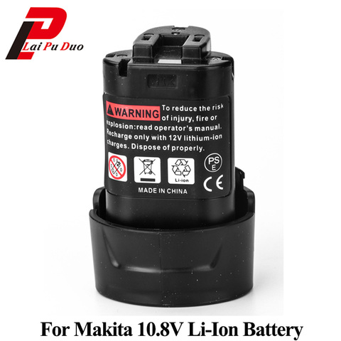 10.8V Li-Ion Replacement Power Tool Battery For MAKITA:BL1013,194550-6,DF030D,194551-4,TD090DWE,DF330D ► Photo 1/1