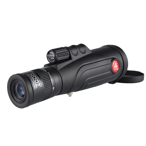Super Zoom Monocular Telescope 8-20x50 Black HD lll Night Vision Zooming Monoculars Long Eye Relief Outdoor Travel Monoscope ► Photo 1/6