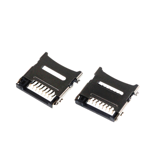 5Pcs Micro SD decks TF card slot Flip inner solder socket TF card slot ► Photo 1/2
