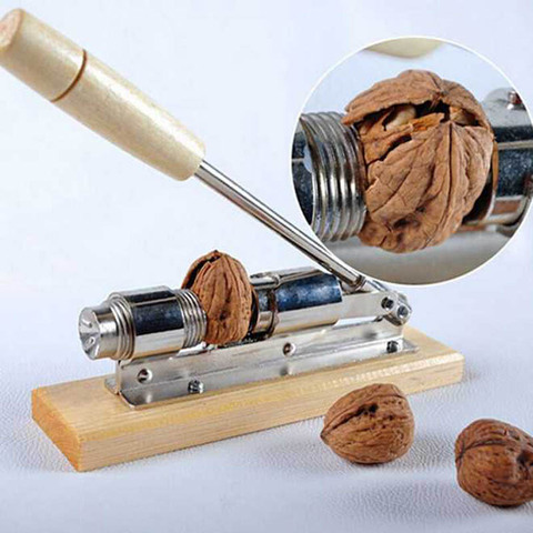 Manual Stainless Steel Nut Cracker Mechanical Sheller Walnut Nutcracker Fast Opener Kitchen Tools Fruits And Vegetables ► Photo 1/6
