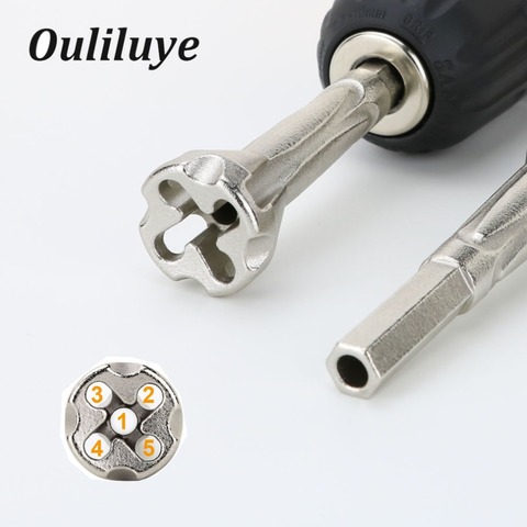 2.5-4 Square Electrician Universal Automatic Twisting 5 Wire Stripping Doubling Machine Connector Electrical Wire Twist Tool ► Photo 1/1