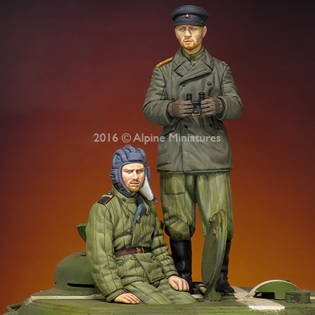 1:35 WW2 Russian Tank Crew Set ► Photo 1/4