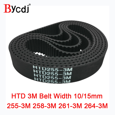 246-3M-15 HTD Timing Belt 246 mm Long 15mm wide & 3mm Pitch 