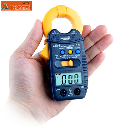 High Quality A3399 Digital Clamp Multimeter Meter tester Current AC/DC Voltage Resistance Capacitance Frequency Tester Detectio ► Photo 1/6