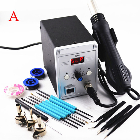 MYPOVOS 700W 858D Soldering Station LED Digital Solder Iron desoldering station BGA Rework Solder Station Hot Air Gun 220V ► Photo 1/4