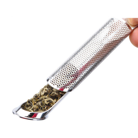 Tea Strainer Amazing Stainless Steel Tea Infuser Pipe Design Touch Feel Good Holder Tool Tea Spoon Infuser Filter ► Photo 1/5