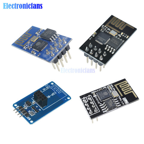 ESP8266 ESP-01 ESP-01S ESP01S Remote Serial Port WIFI Sensor Transceiver Wireless Board Esp01 Breakout PCB Adapter For Arduino ► Photo 1/6