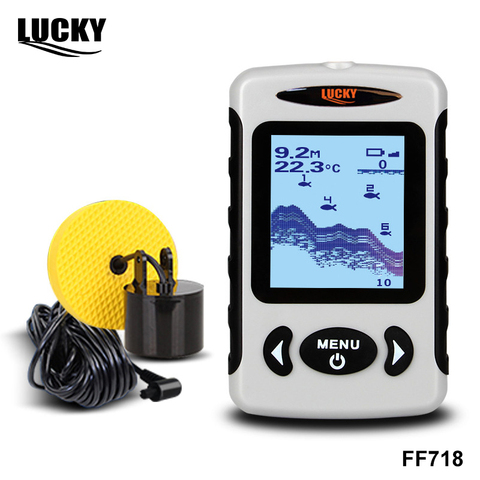 Lucky FF718 Top Quality Portabl Fish Finder Sonar Wired Fish Depth Finder Alarm 100M Fishing Tackle ► Photo 1/6