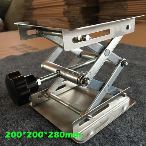 High Quality 200*280mm Small Manual Lab Table Stainless Steel Lifting Platform ► Photo 1/6