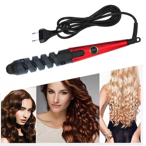 Professional Hair Curler Roller Magic Spiral Curling Iron Fast Heating Curling Wand Electric Hair Styler Pro Styling Tool ► Photo 1/6
