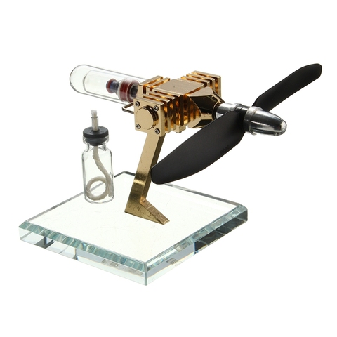 Innovative Stirling Engine Power Generator Engine Airplane Aviation Toys Education Toys ► Photo 1/1