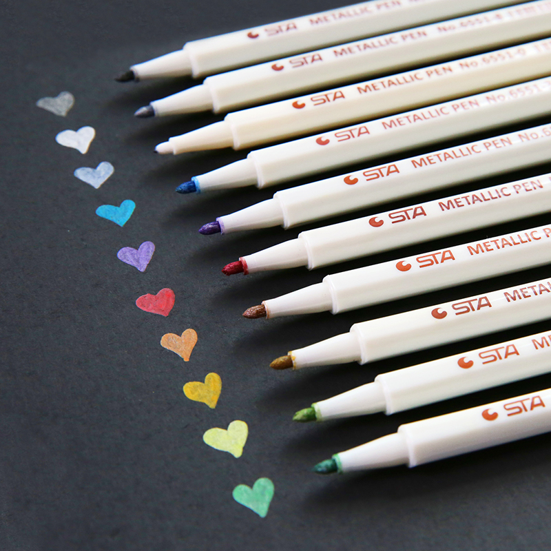 Color pen art marker drawing set colors children watercolor pen