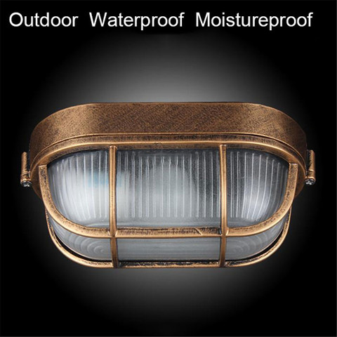 Retro moisture explosion-proof outdoor Wall light Vintage Waterproof E27 ceiling lamp outdoor wall & Porch lighting cicilighting ► Photo 1/6