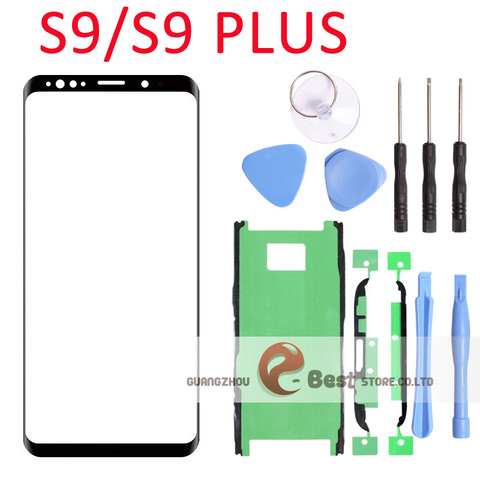 1pcs For Samsung Galaxy S8 S9 G960 S9 Plus G950 G955F G965 Front Outer Touch Screen Glass Lens Replacement parts ► Photo 1/5