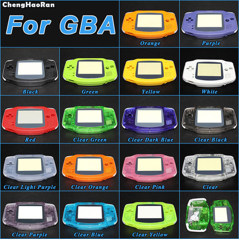ChengHaoRan For Gameboy Advance Shell Complete Housing Case Shell for Nintendo GBA Housing Case Console Buttons Screw Driver ► Photo 1/6