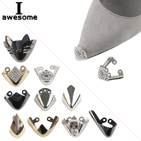 1Pair DIY Shoes Toe Protection Toe-Head Metal Material Shoes Clips for Decorations High Heels Shoe Broken Repair Accessories ► Photo 1/5