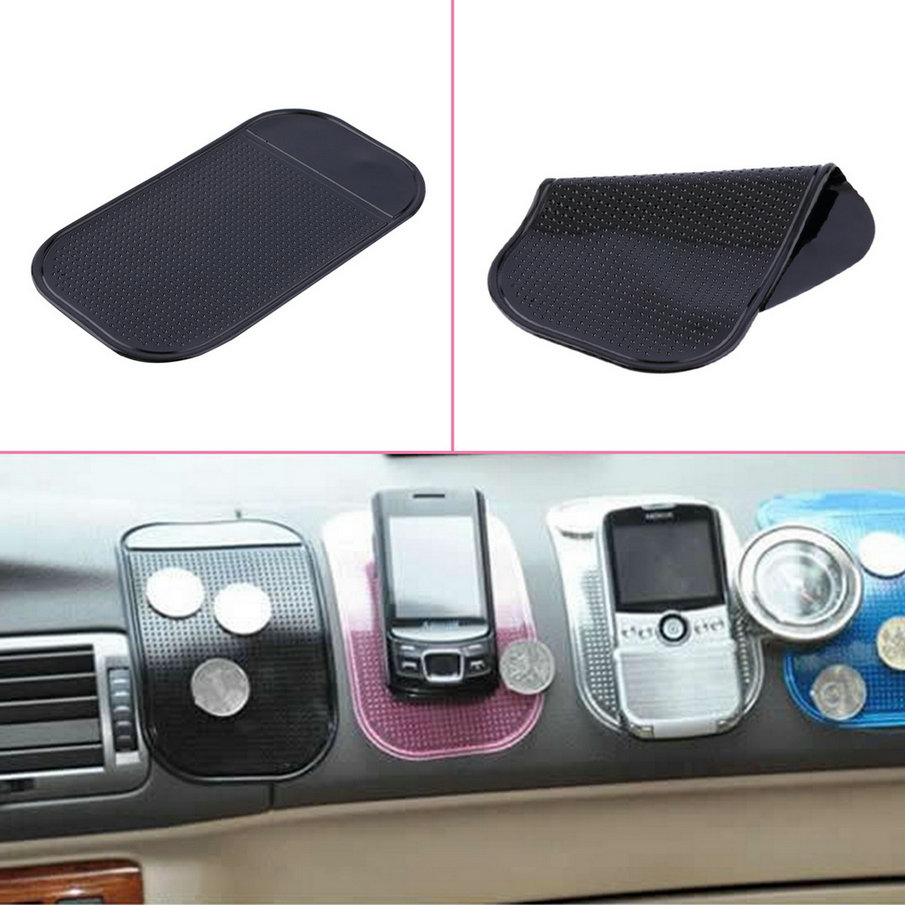 10Pcs Black Universal Silica Gel Pad Car Dashboard Non-Slip Mat GPS Phone Holder