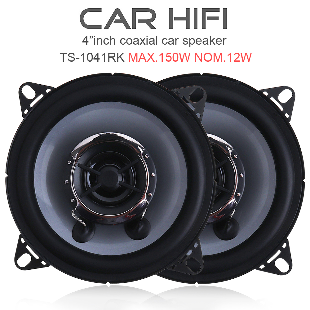 4Inch Car Auto speaker 10cm 150W Dual Cone Coaxial Speaker Horn Audio sound box Loudspeaker Full Range speakers for car - Price history & Review AliExpress Seller - AutoMates