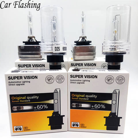Car Flashing 1 Pair HID D1S D2S D3S D4S D1R D2R D3R D4R Replacement HID Xenon Bulbs 12v lamps hid 4300K 6000K 8000K 10000K ► Photo 1/6