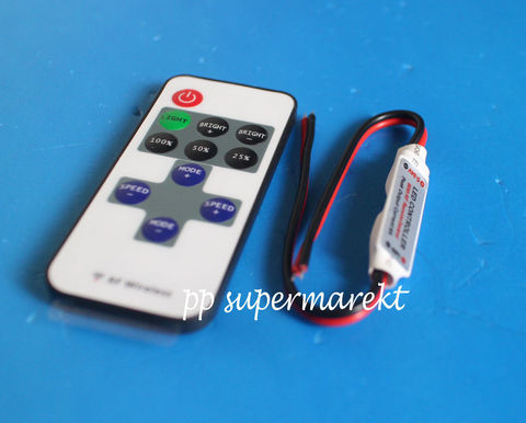 12V RF Wireless Remote Switch Controller Dimmer for Mini LED Strip Light New EVM ► Photo 1/2