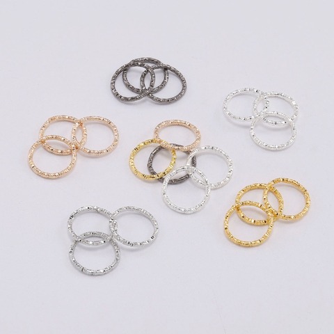 50-100pcs 8-20mm Round Jump Rings Twisted Open Split Rings jump rings Connector For Jewelry Makings Findings Supplies DIY ► Photo 1/6