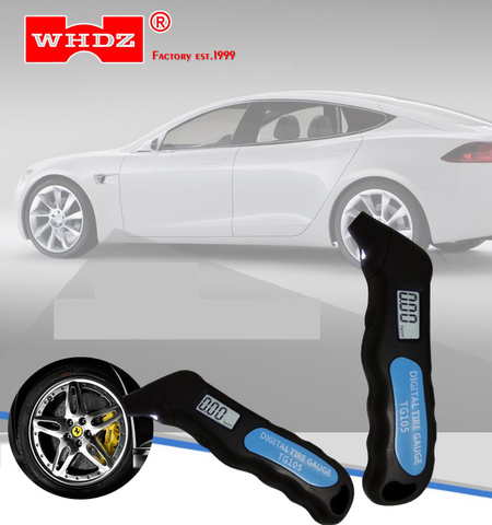 WHDZ TG105 Digital Car Tire Gauge Air Pressure Tyre Meter Manometer Barometers Tester ► Photo 1/5