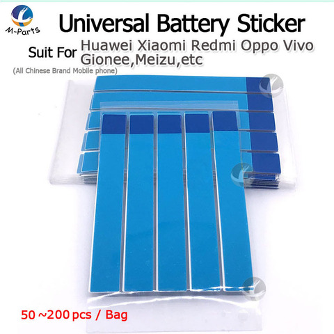 50~200pcs Universal Battery Adhesive Sticker For Huawei Xiaomi Vivo Redmi Oppo Gionee etc Easy to Pull Trackless Tape Strip ► Photo 1/6
