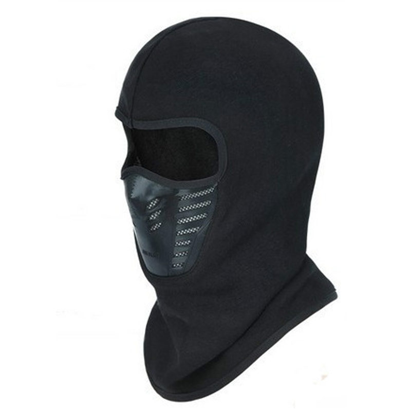 Ski Mask Full Face Cover Winter Fleece Warm Anti-dust Baclava Windproof Black 