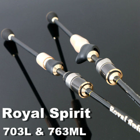 ROYAL SPIRIT 703 L & 763 ML Fast Action Spinning & Baitcasting Fishing rod 3 Sections Free Shipping ► Photo 1/1
