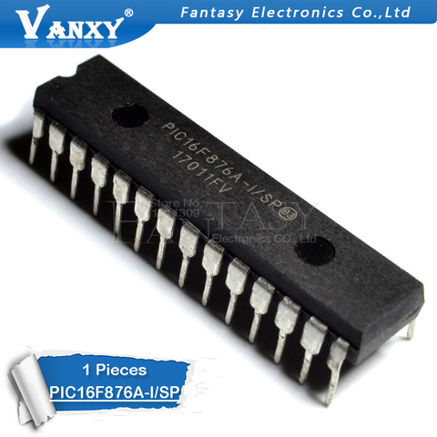 1PCS PIC16F876A-I/SP DIP28 PIC16F876A DIP 16F876A DIP-28 nhanced Flash Microcontrollers new and original IC ► Photo 1/2