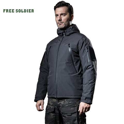 FREE SOLDIER Outdoor sports tactical men winter jackets warm thick fleece military cloth for camping hiking ► Photo 1/6