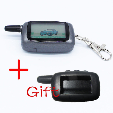 KGB FX-5 FX5 FX 5 Russia Version Case Keychain For Starline A9 LCD Remote 2 Way Two Way Car Alarm System + silicone case ► Photo 1/4