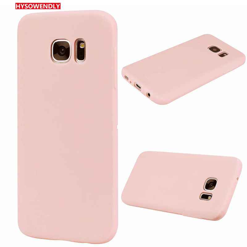 Fusión Fanático obtener HYSOWENDLY Ultra thin Soft TPU Matte Coque Covers Cases For Samsung Galaxy  S8 S8Plus S7 S6 edge Silicone Phone Pink Cases Fundas - Price history &  Review | AliExpress Seller - HYSOWENDLY