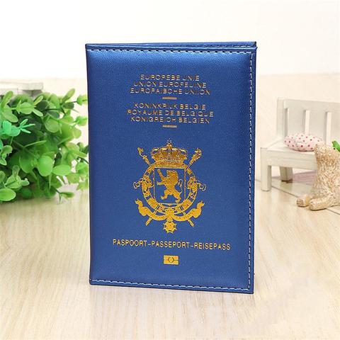 Belgium Versatile Travel Passport Holder Travel Passport Cover For Men and Women Durable Fashion Belgium Passport Wallet ► Photo 1/6