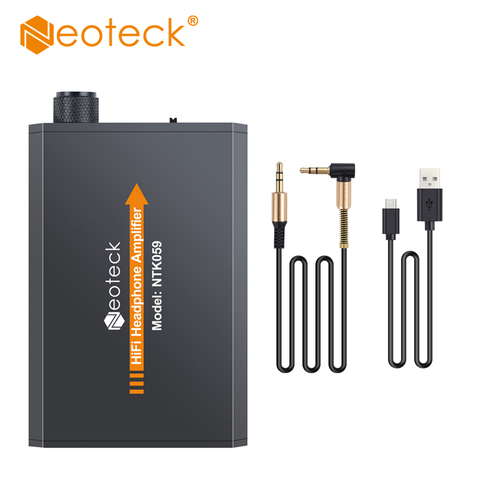 Neoteck Amplifier Portable HiFi Earphone headphone amplifier Audio Stereo Powered Headphone Amplifier Aux In Port For Phone DVD ► Photo 1/6