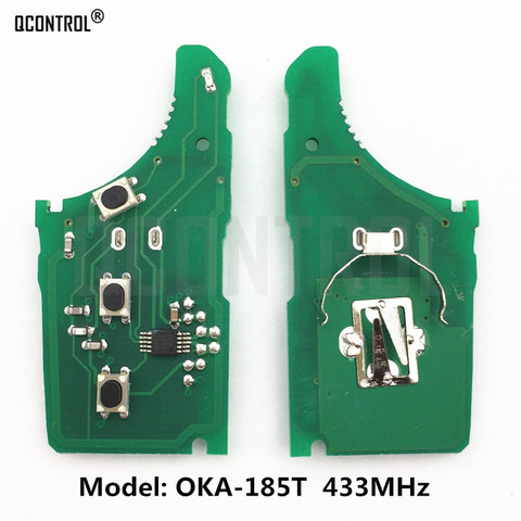 QCONTROL Car Remote Key Electronic Circuit Board for HYUNDAI CE0682 OKA-185T Auto 433MHz Transmitter ASSY 433-EU-TP ► Photo 1/1