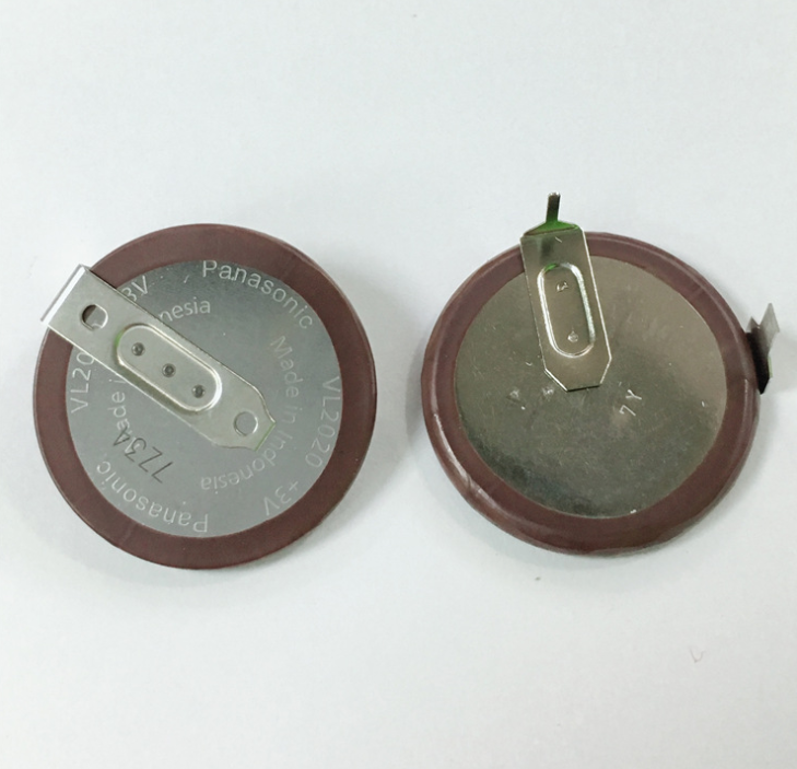 Rechargeable Button Lithium Battery ML2022 VL2022 Battery for Panasonic BMW E46 E60 E90 accu FOB F1 Fobs Key 90 Degree Soldering ► Photo 1/6