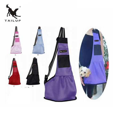 TAILUP Pet Dog Carrying Bag Mesh Cloth Puppy Chihuahua Yorkies Small Cat Slings Backpack ► Photo 1/6