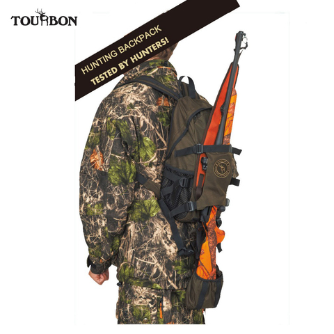 Tourbon Tactical Hunting Backpack Gun Case Outdoor Men Nylon Bag w/ Large Capacity Travel Hiking Climbing Bags for Shooting ► Photo 1/6