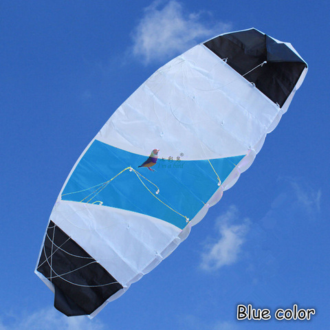 Outdoor Fun Sports 1.4m Power  Dual Line Stunt Parafoil Parachute Rainbow Sports Beach Kite For Beginner ► Photo 1/2