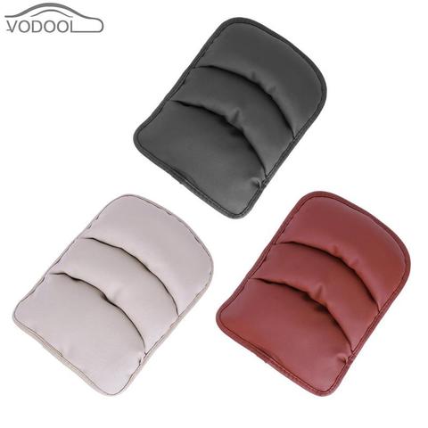 Car Armrest Pad Soft PU Leather Arm Rest Cushion Universal