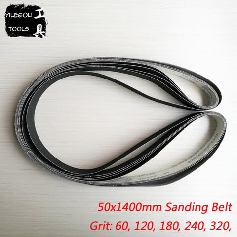 5 Pieces 50*1400mm Sanding Belt For Metal 1400 * 50mm Carborundum Sanding Screen Wet and Dry Dual-use With Grit 60 120 180 240 ► Photo 1/6