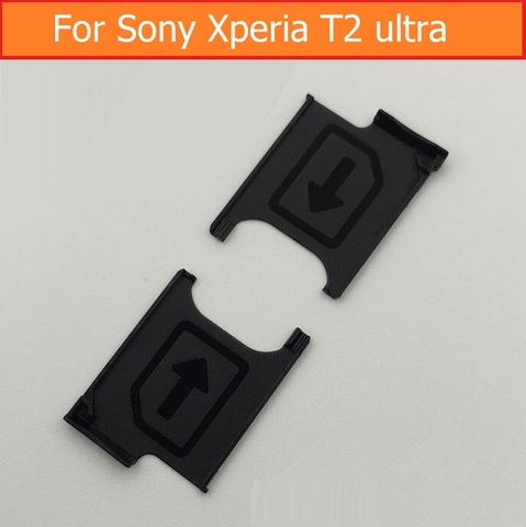 Genuine sim card reader holder for Sony xperia T2 Ultra XM50H D5303 D5322 D5306 Sim Card Slot Tray for Sony T2 Sim Card Adapter ► Photo 1/4