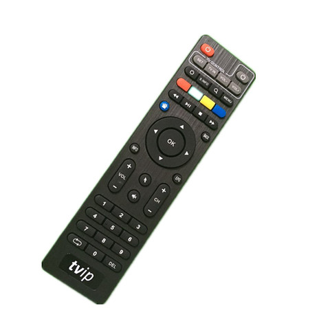 Original Hot Sale TVIP Remote Control For Tvip410 Tvip412 Tvip415 TvipS300 Black Color tvip Remote Controller without BT ► Photo 1/6