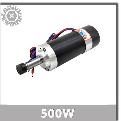 NEW Type DC 500W Brushless CNC Spindle Motor 0.5KW ER11 55MM brushless spindle for DIY CNC and PCB Milling Machine WS55-220. ► Photo 1/1